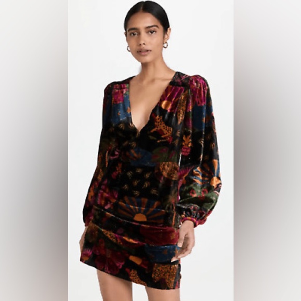 Farm Rio Crazy Mix‎ Mini Dress